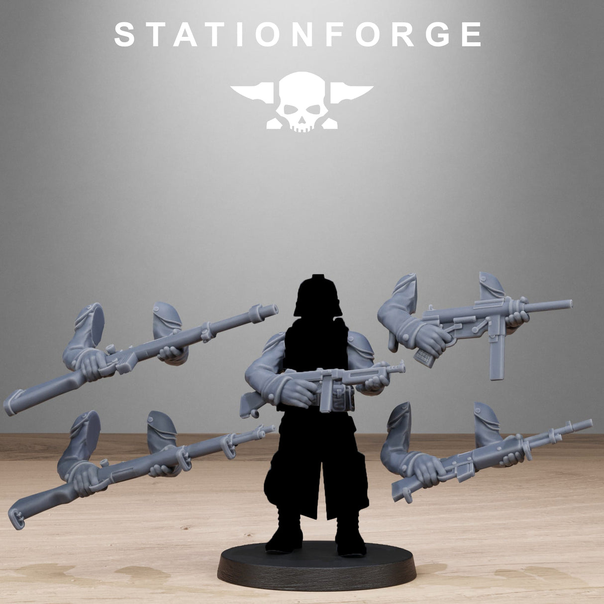 Tabletop Terrain Miniature GrimGuard American Weapon Pack