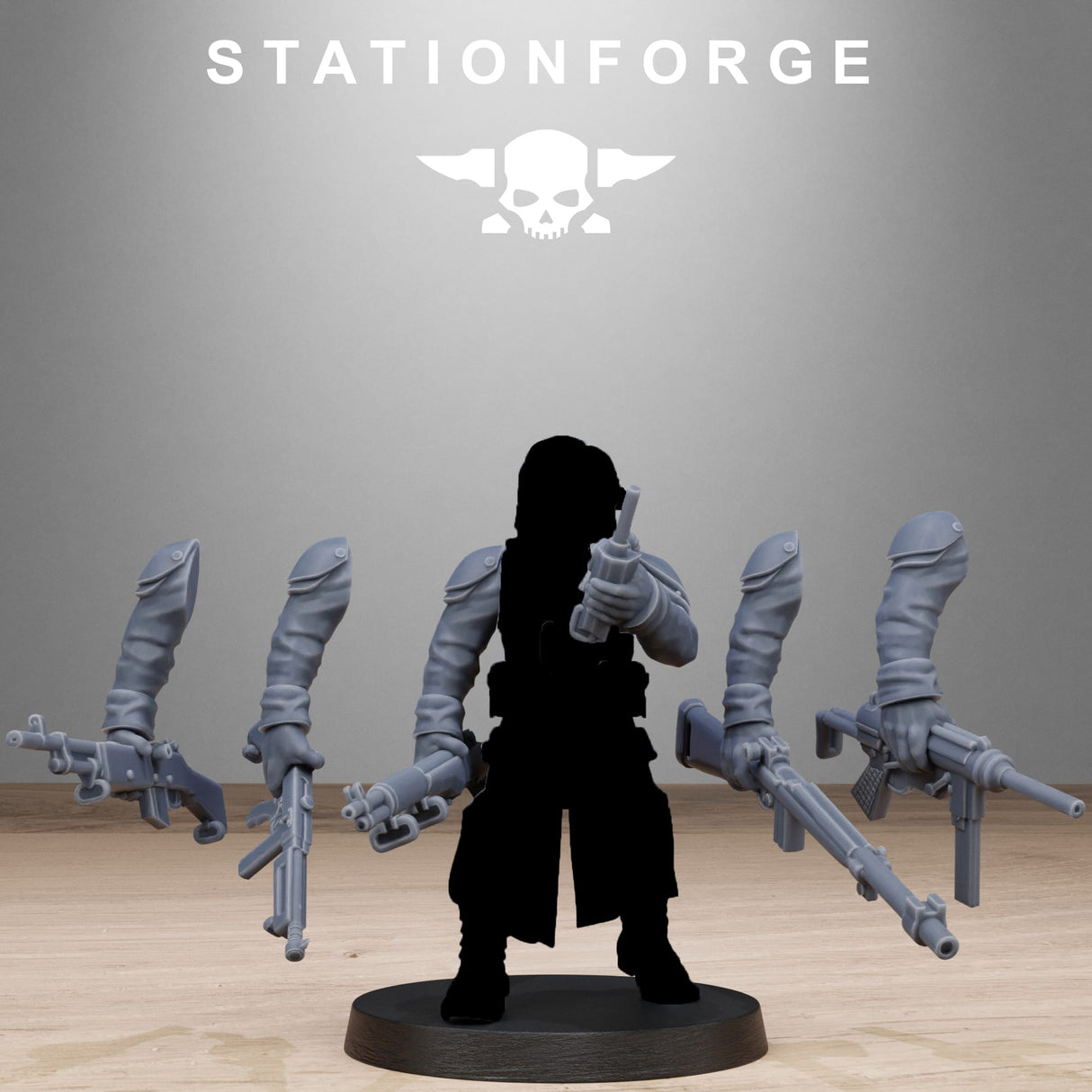 Tabletop Terrain Miniature GrimGuard American Weapon Pack