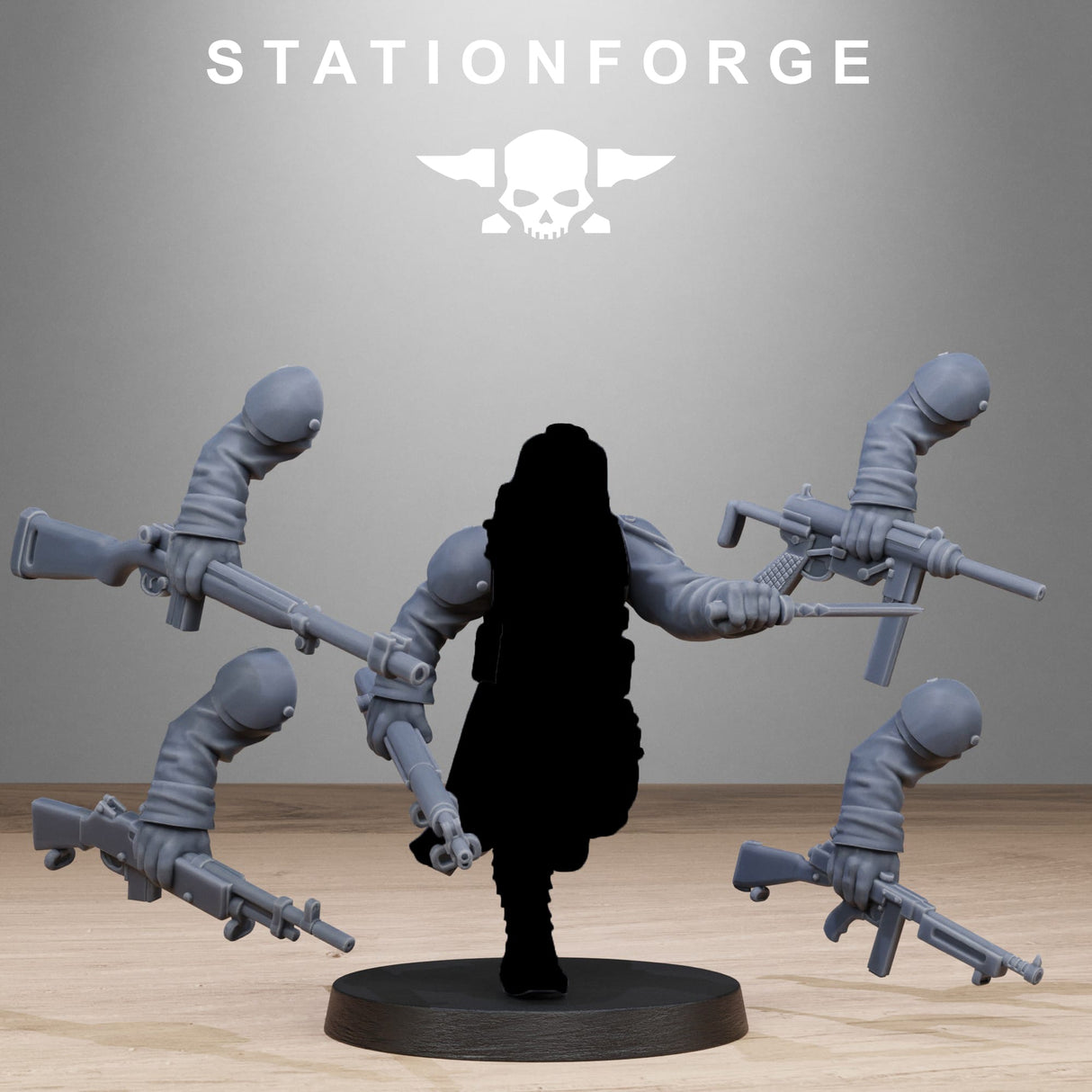 Tabletop Terrain Miniature GrimGuard American Weapon Pack