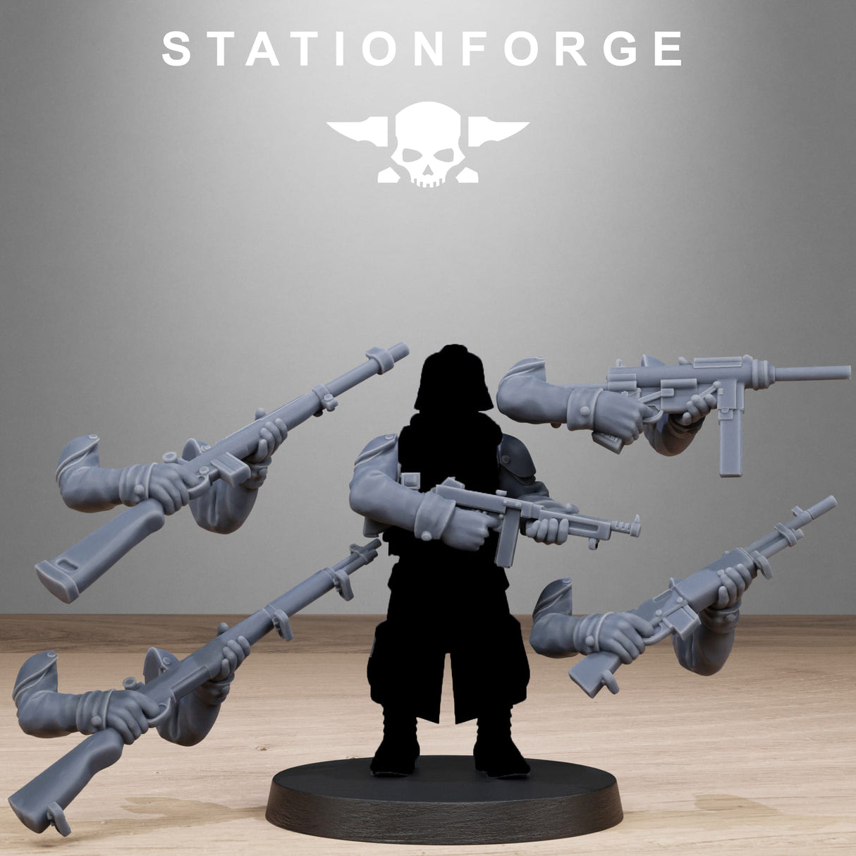 Tabletop Terrain Miniature GrimGuard American Weapon Pack