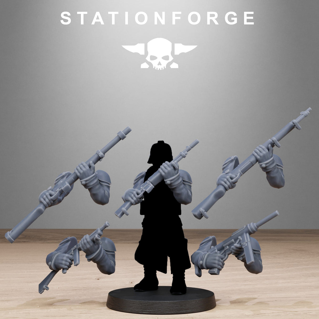 Tabletop Terrain Miniature GrimGuard American Weapon Pack
