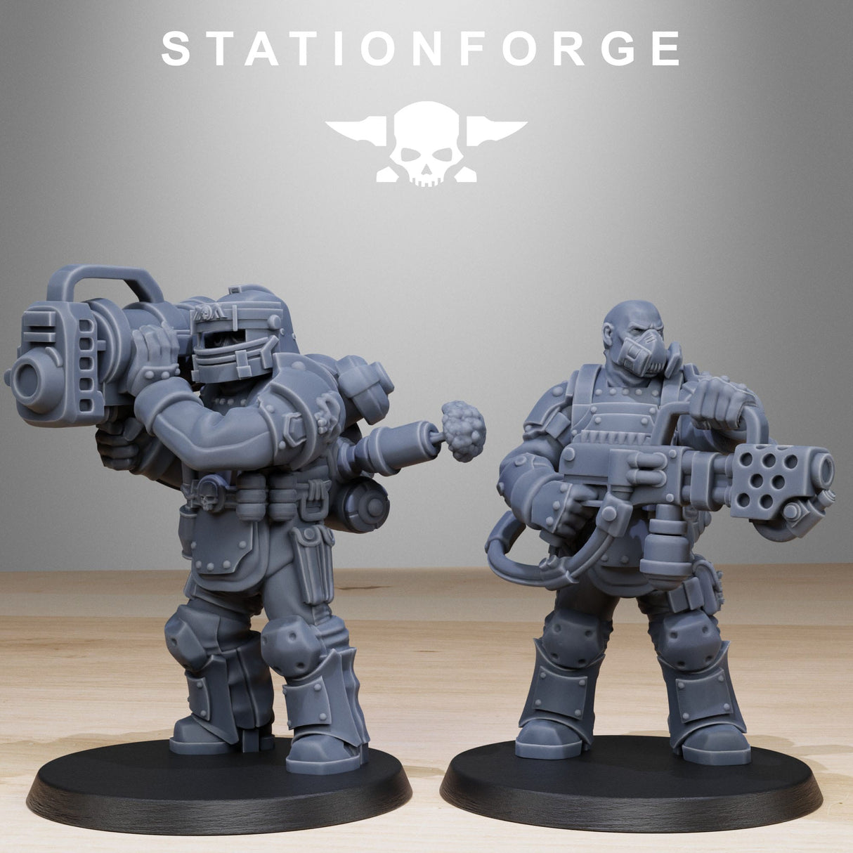 Tabletop Terrain Miniature GrimGuard Armored Squad