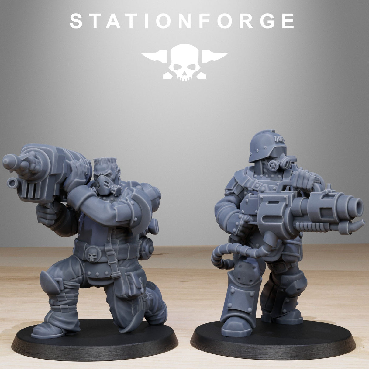 Tabletop Terrain Miniature GrimGuard Armored Squad