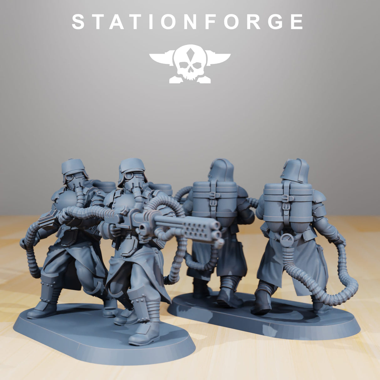 Tabletop Terrain Miniature GrimGuard - Armored Squad