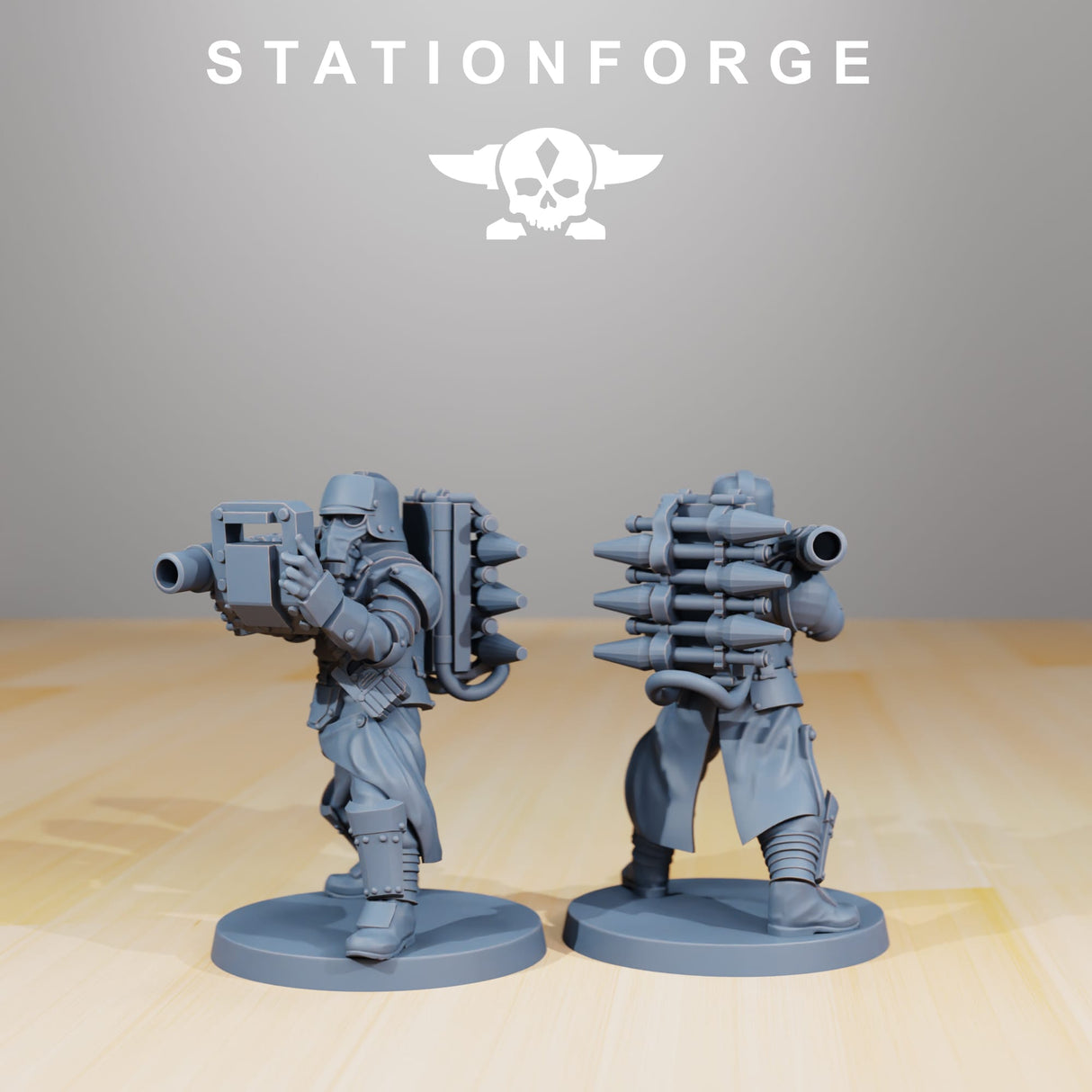 Tabletop Terrain Miniature GrimGuard - Armored Squad