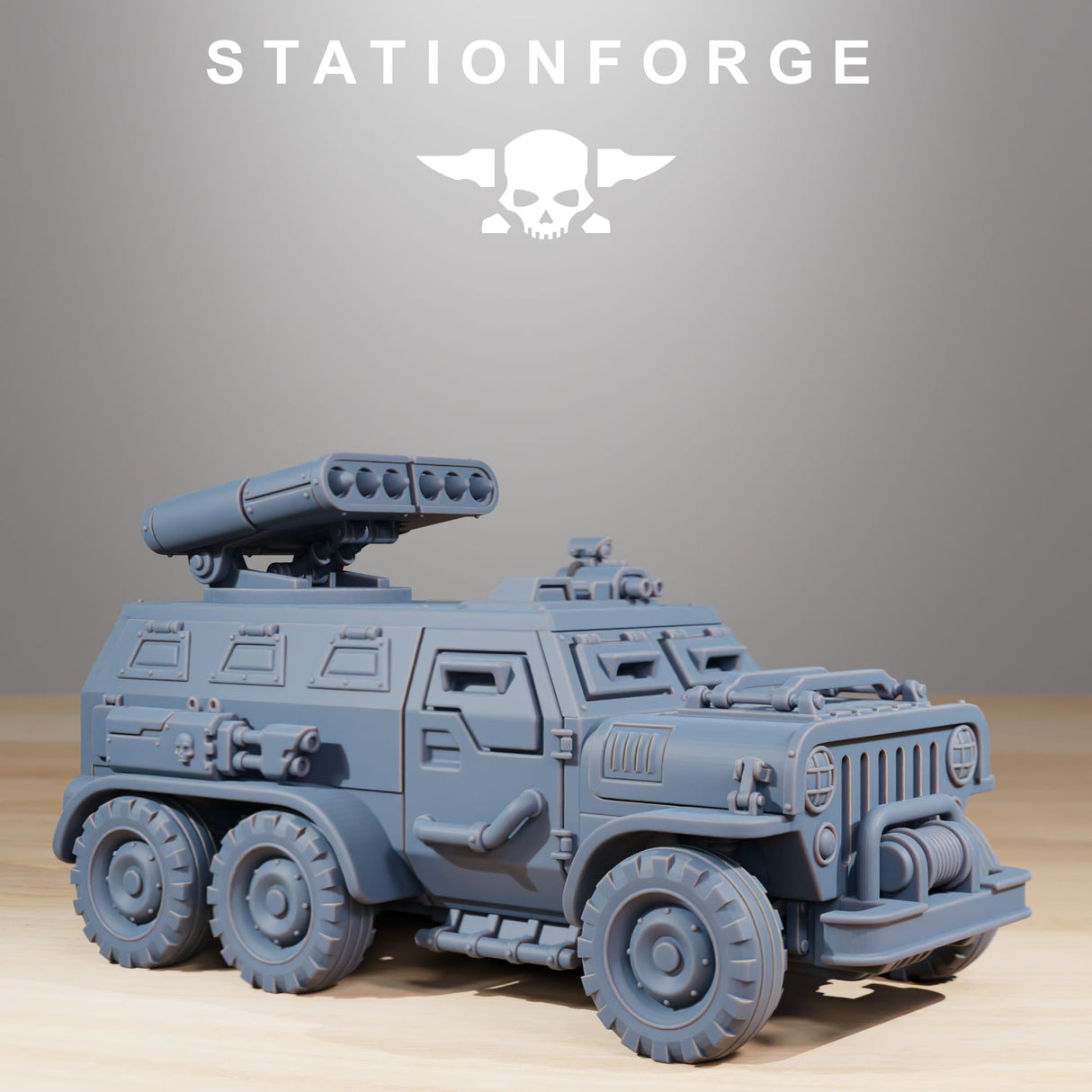 Tabletop Terrain Miniature GrimGuard - Armored Vehicle