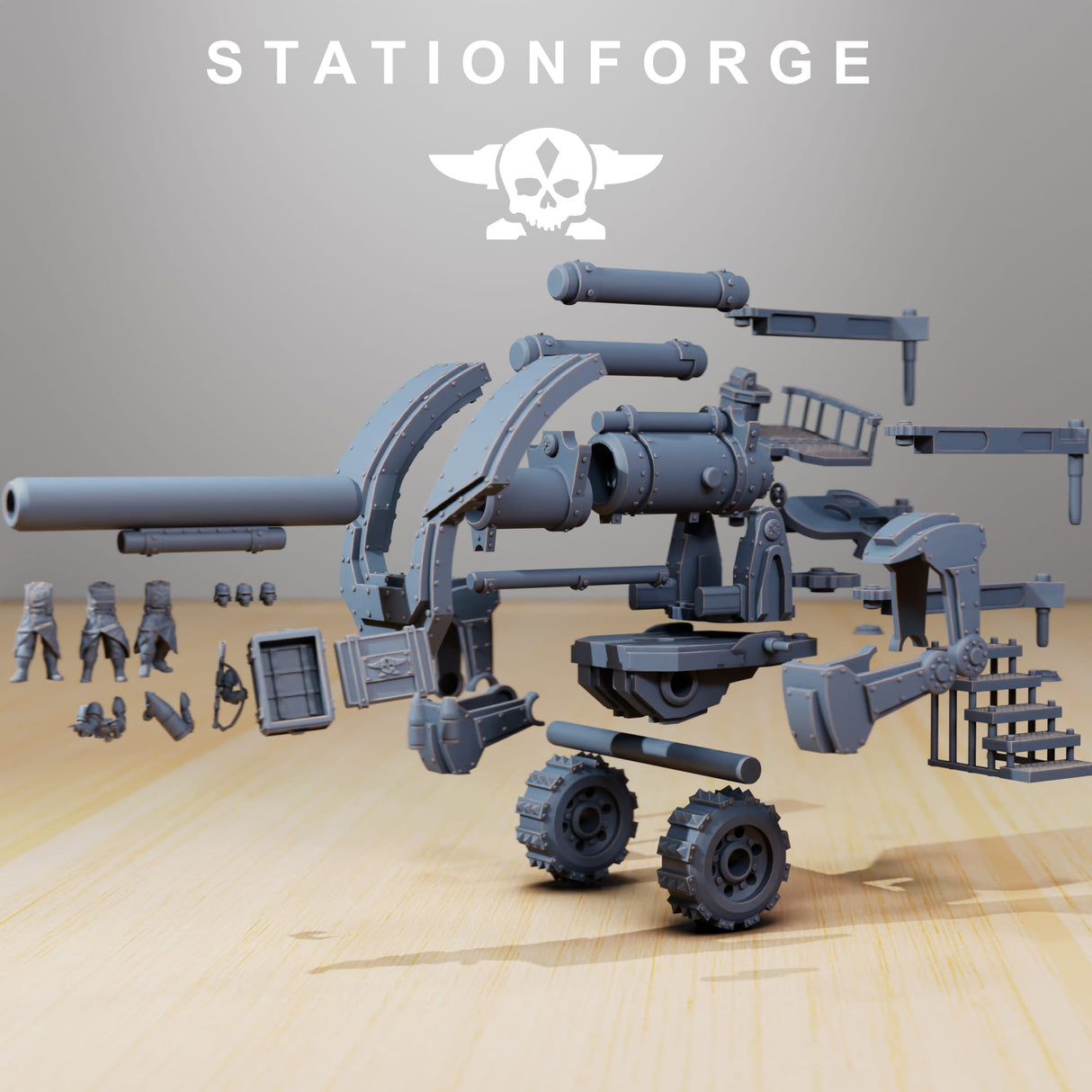 Tabletop Terrain Miniature GrimGuard - Artillery