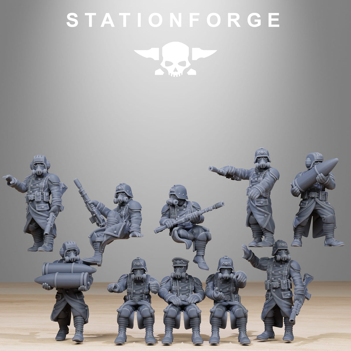 Tabletop Terrain Miniature GrimGuard Artillery Vehicle