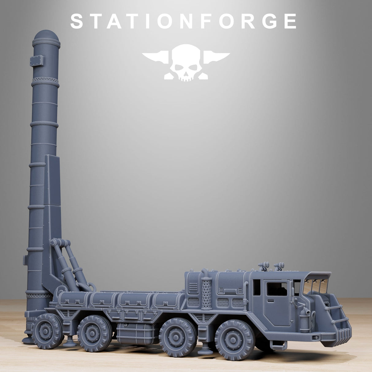 Tabletop Terrain Miniature GrimGuard Artillery Vehicle