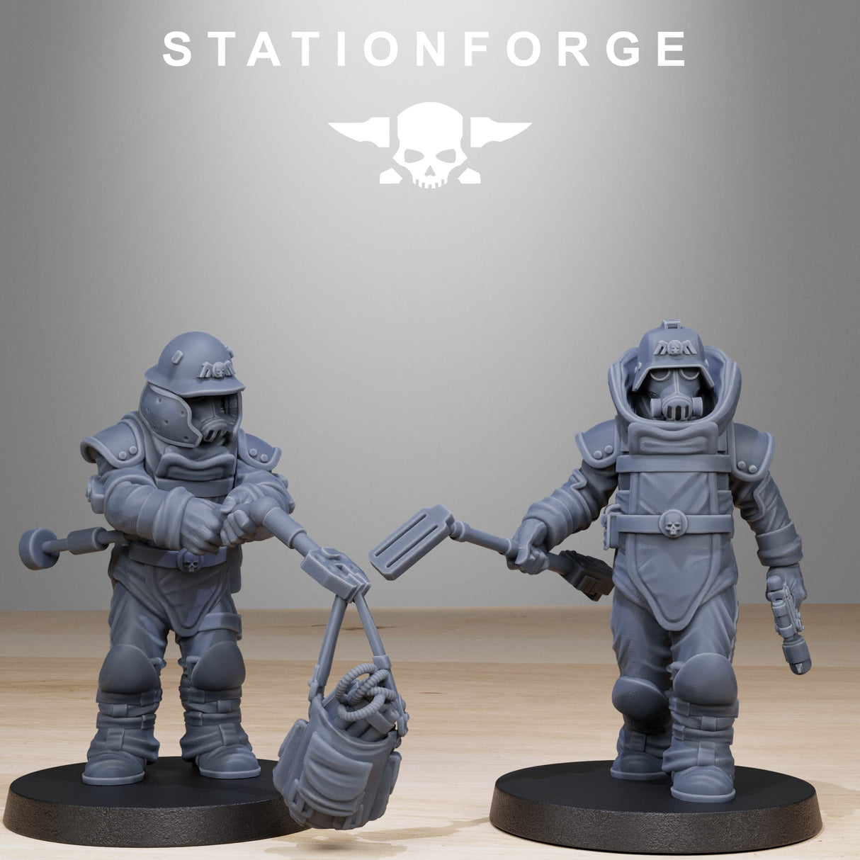 Tabletop Terrain Miniature GrimGuard Bomb Squad