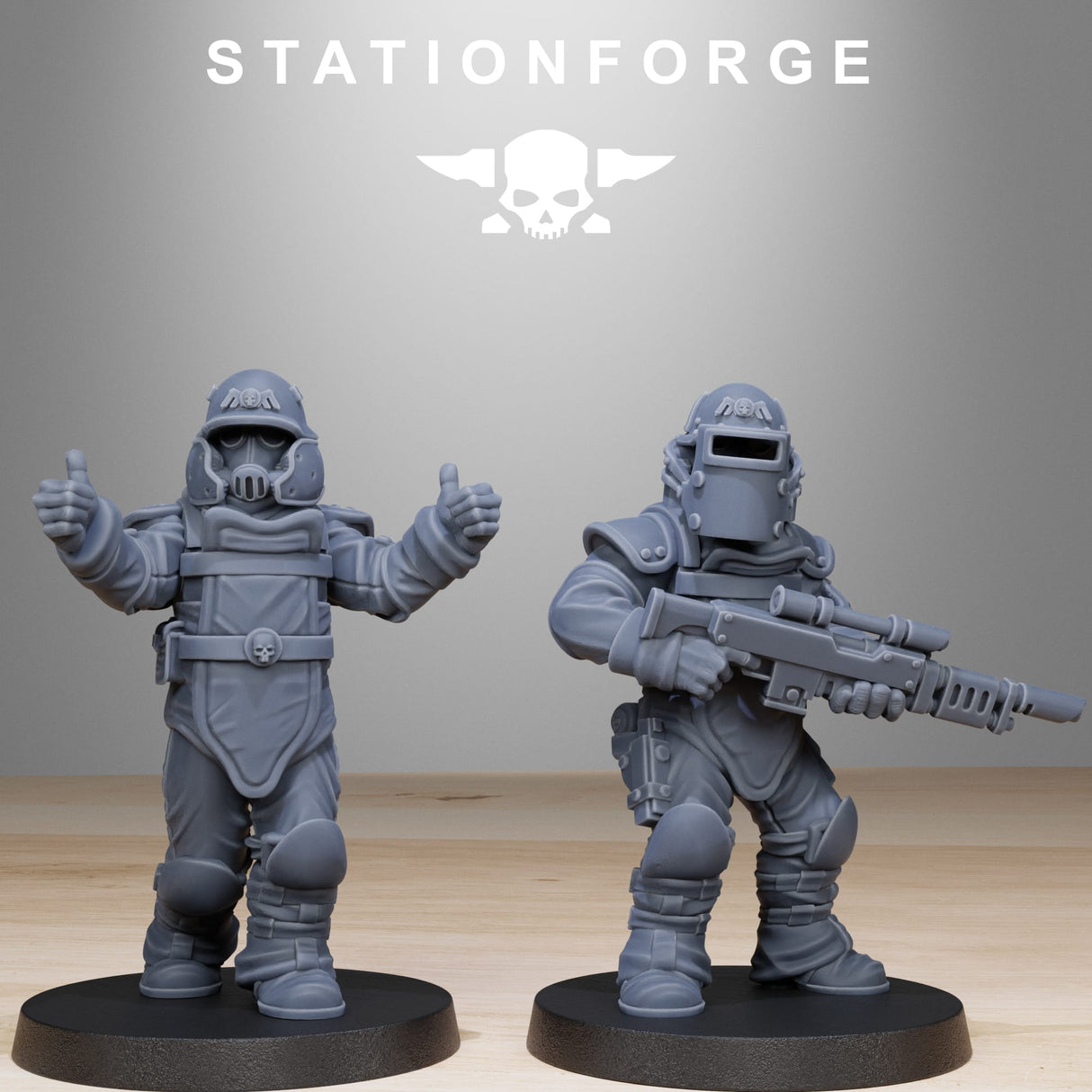 Tabletop Terrain Miniature GrimGuard Bomb Squad