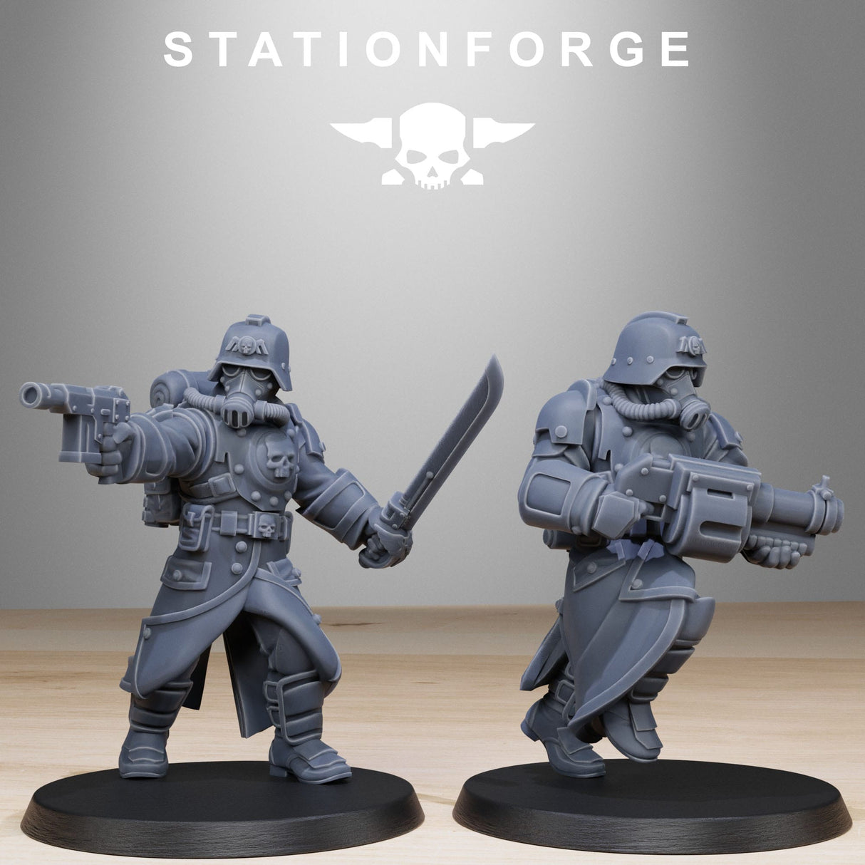 Tabletop Terrain Miniature GrimGuard Bombardiers