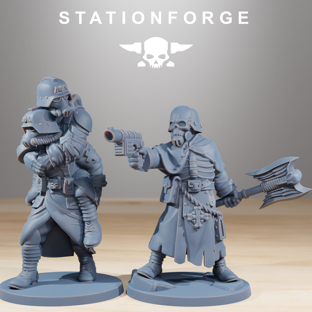 Tabletop Terrain Miniature GrimGuard Casualties