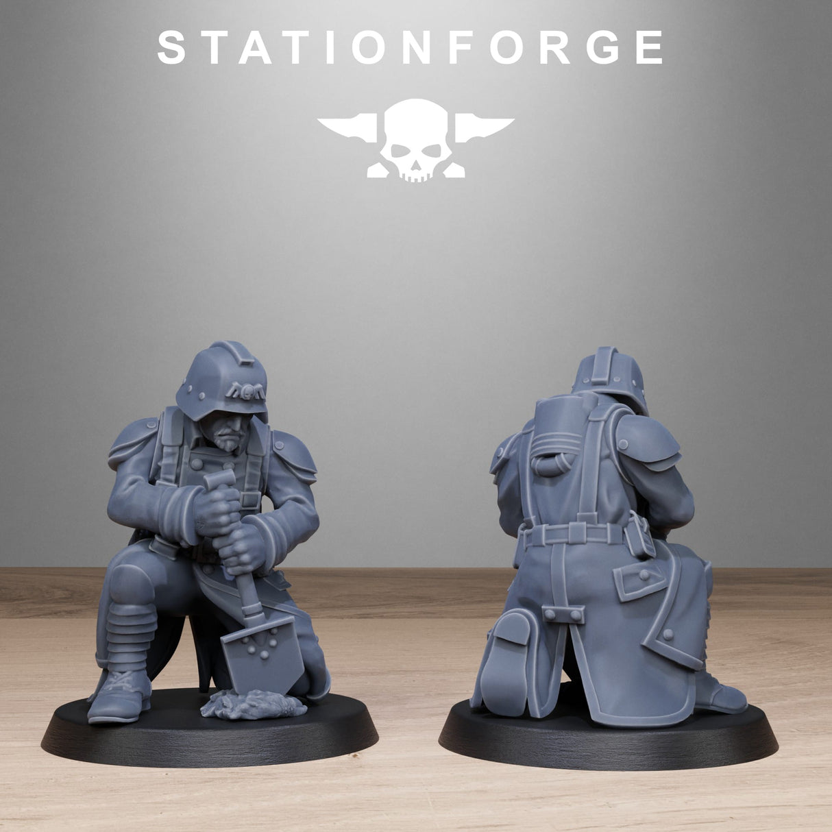 Tabletop Terrain Miniature GrimGuard Chill Squad