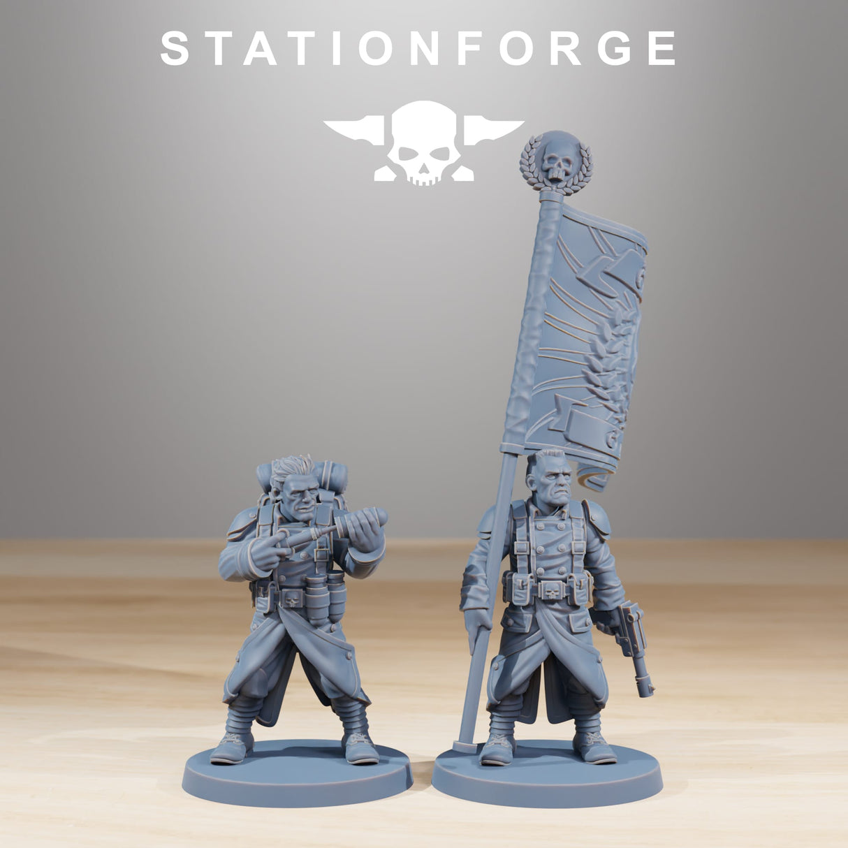 Tabletop Terrain Miniature GrimGuard Combatants
