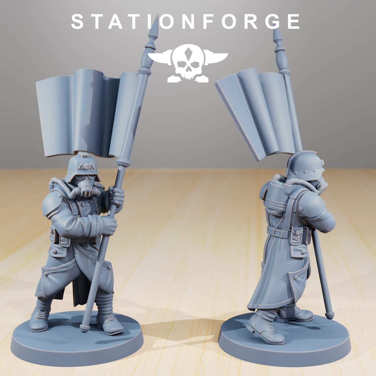 Tabletop Terrain Miniature GrimGuard Command Force