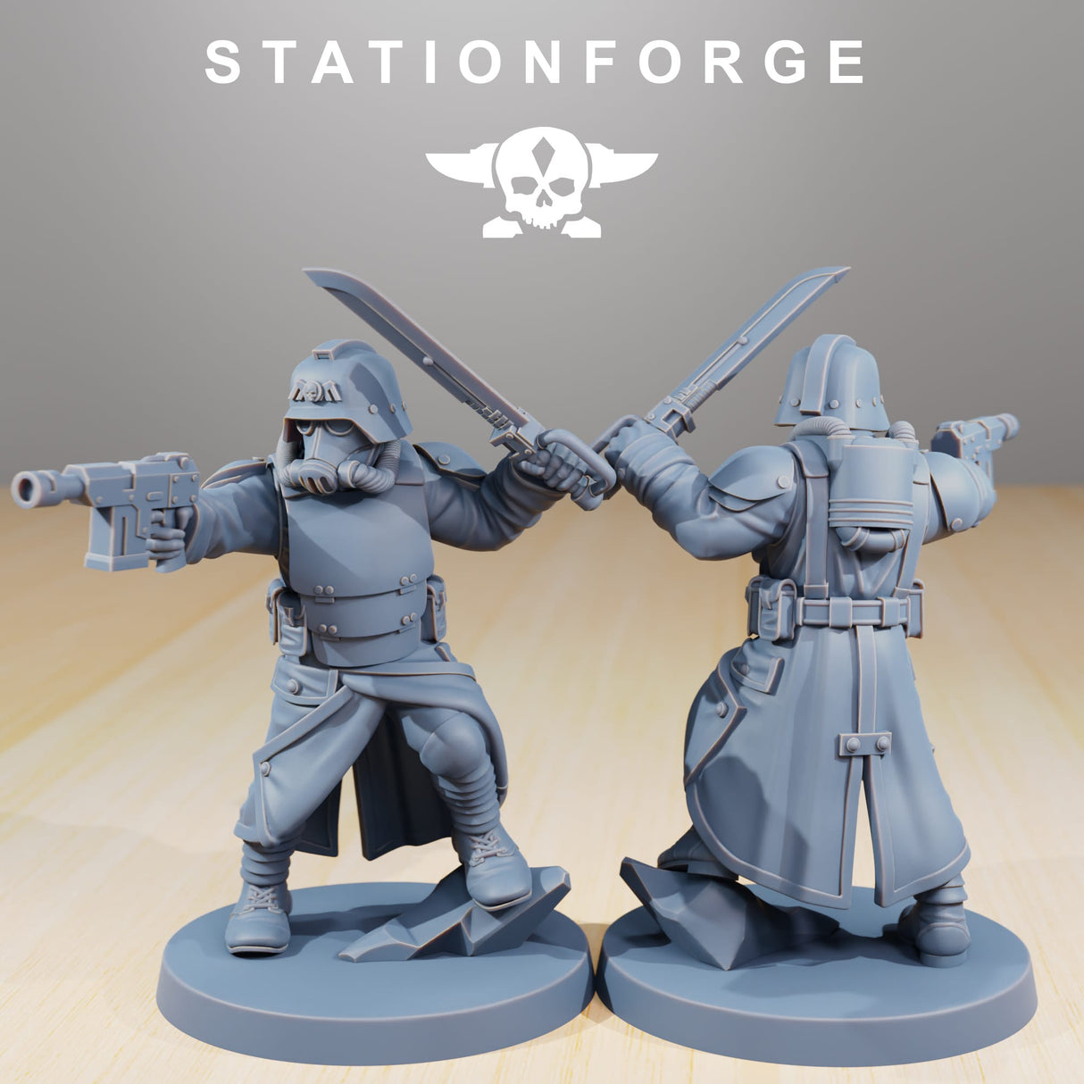 Tabletop Terrain Miniature GrimGuard Command Force