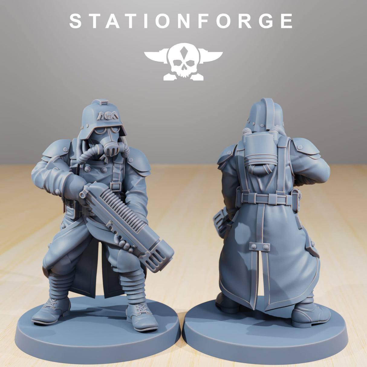 Tabletop Terrain Miniature GrimGuard Command Force