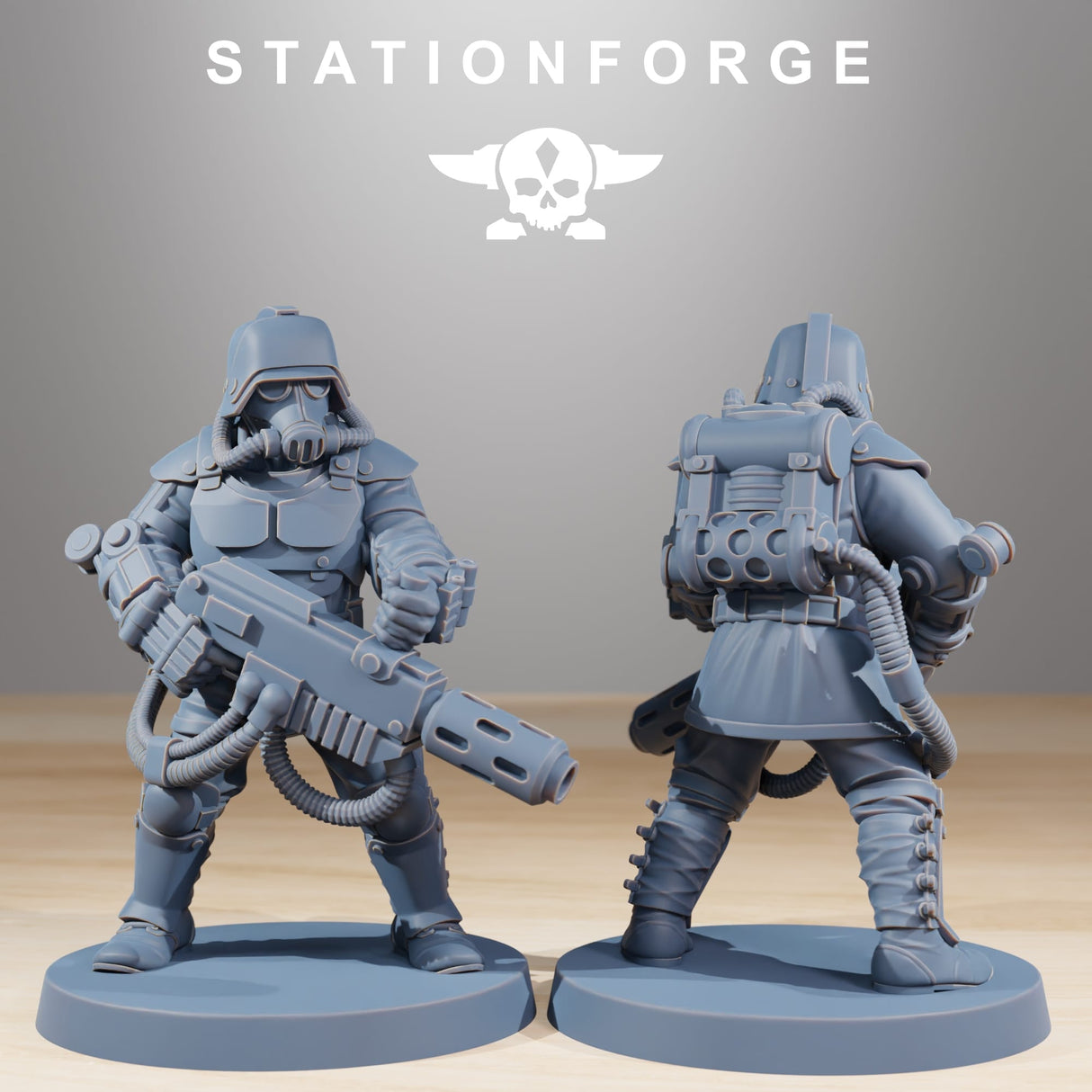 Tabletop Terrain Miniature Grimguard Commandos