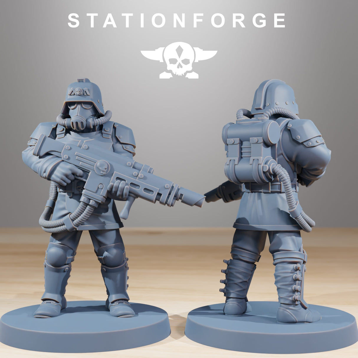 Tabletop Terrain Miniature Grimguard Commandos