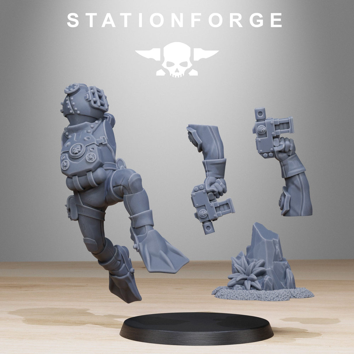 Tabletop Terrain Miniature GrimGuard Divers