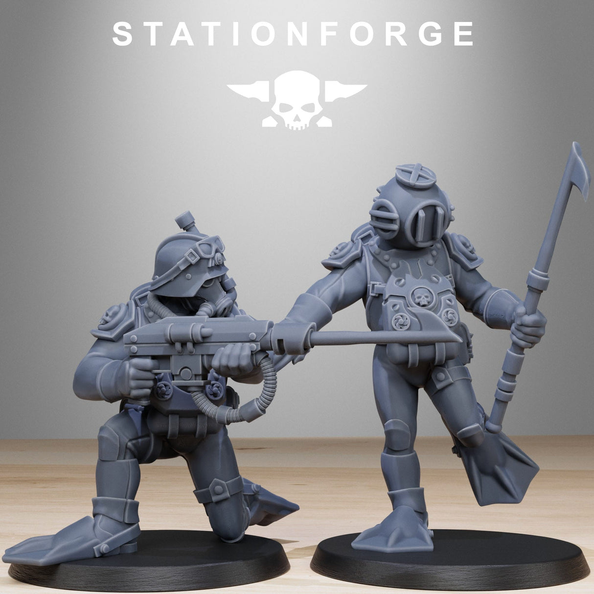 Tabletop Terrain Miniature GrimGuard Divers