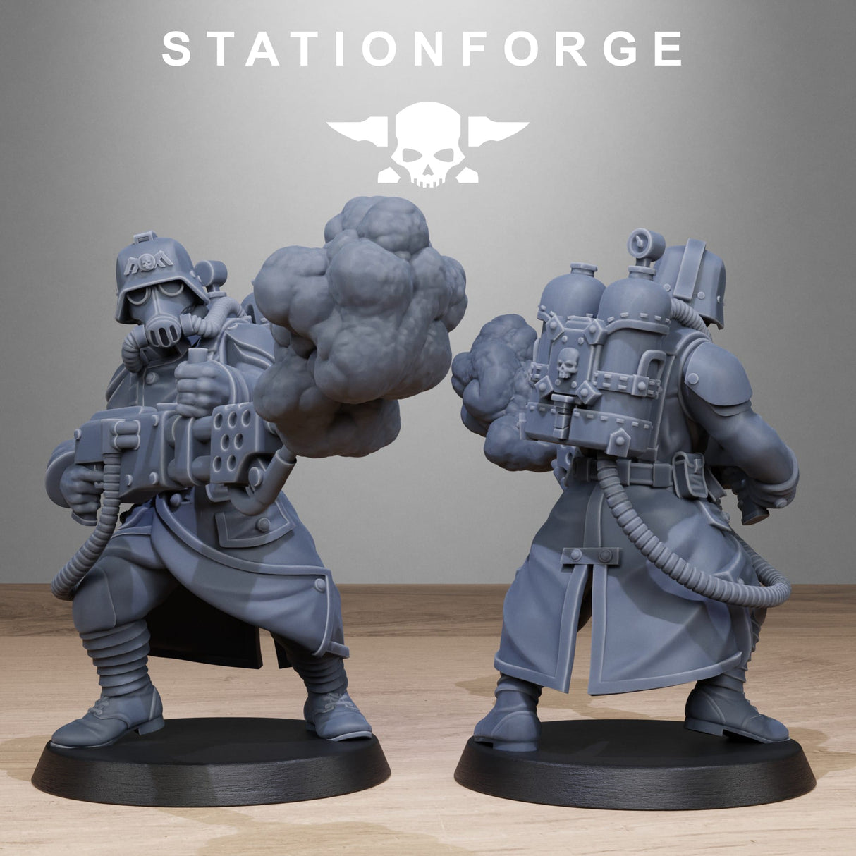 Tabletop Terrain Miniature GrimGuard Flamers