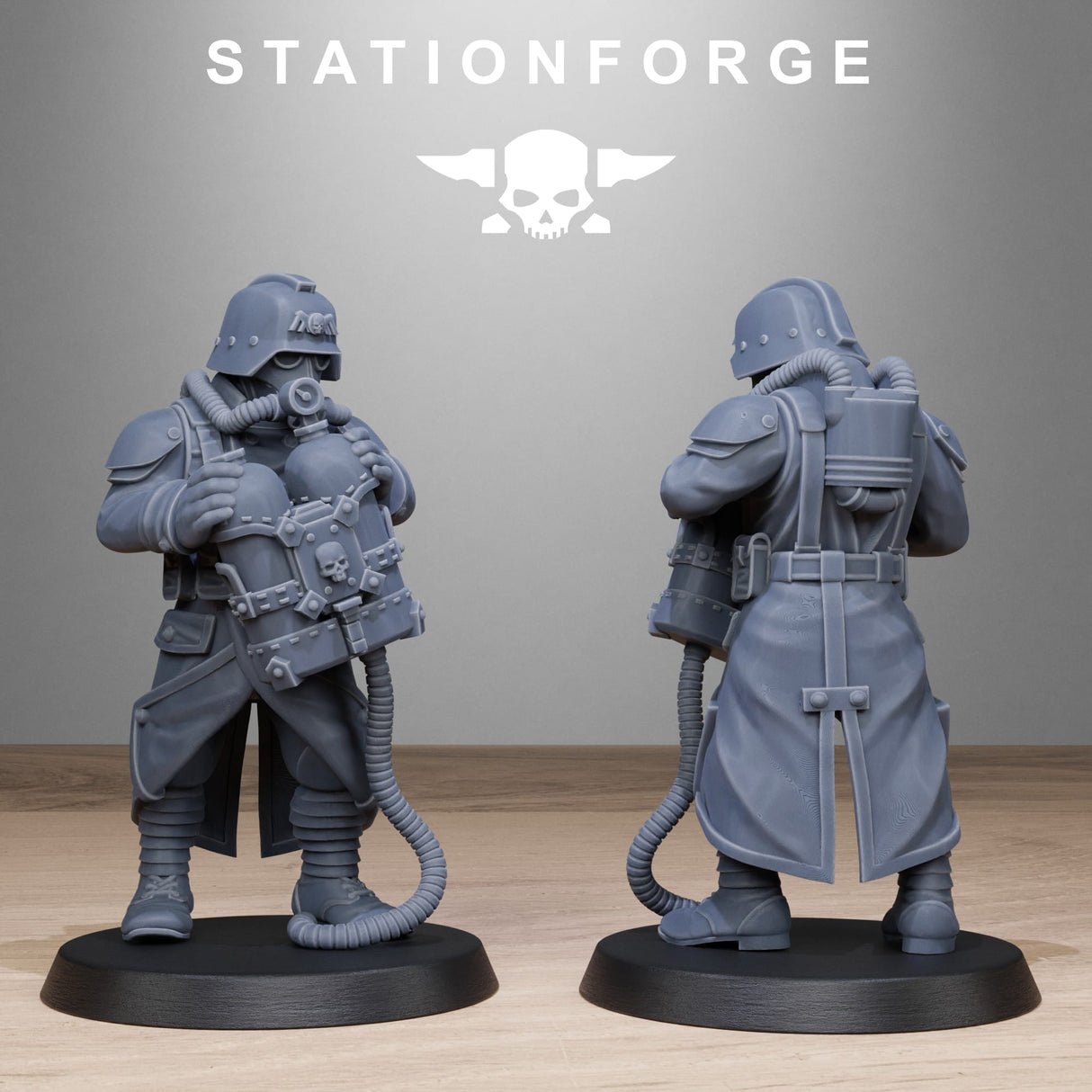 Tabletop Terrain Miniature GrimGuard Flamers