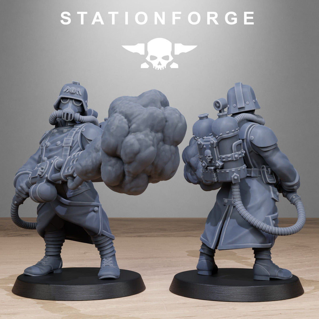 Tabletop Terrain Miniature GrimGuard Flamers