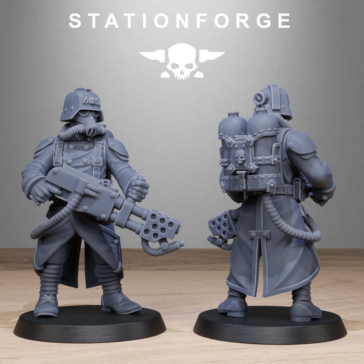Tabletop Terrain Miniature GrimGuard Flamers