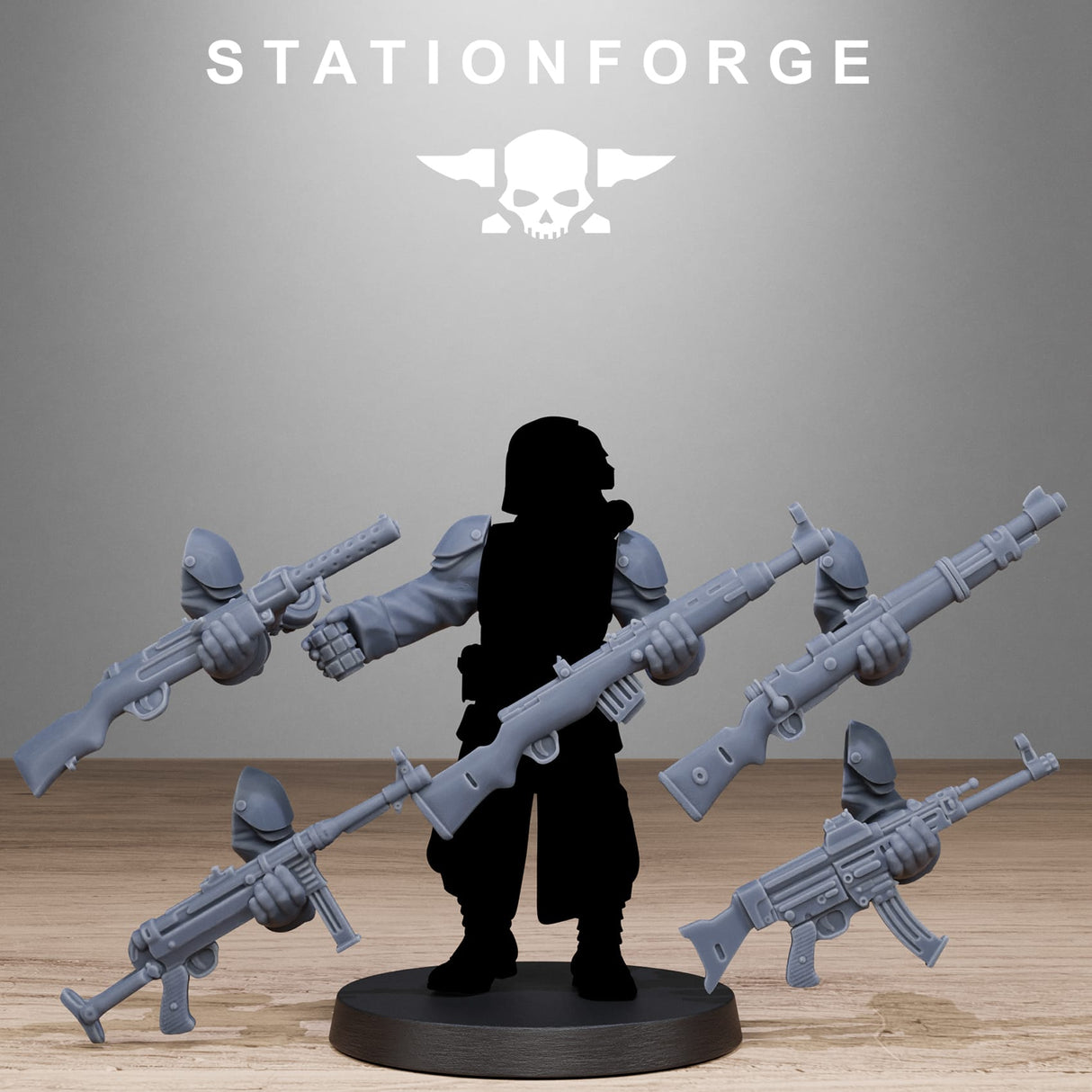 Tabletop Terrain Miniature GrimGuard German Weapons Pack