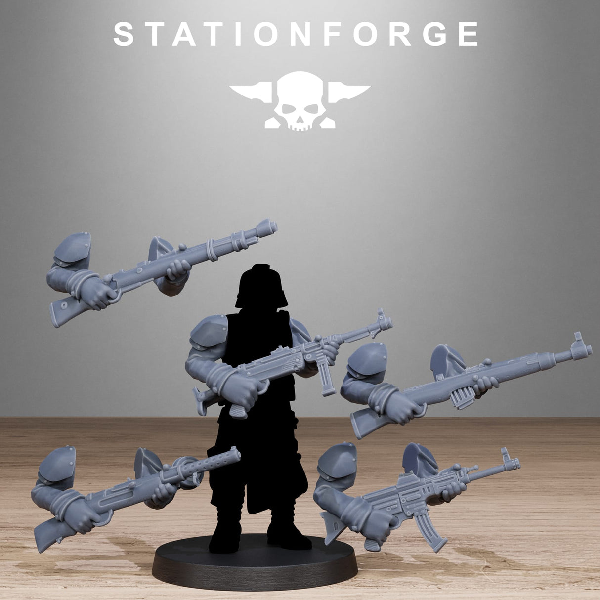 Tabletop Terrain Miniature GrimGuard German Weapons Pack