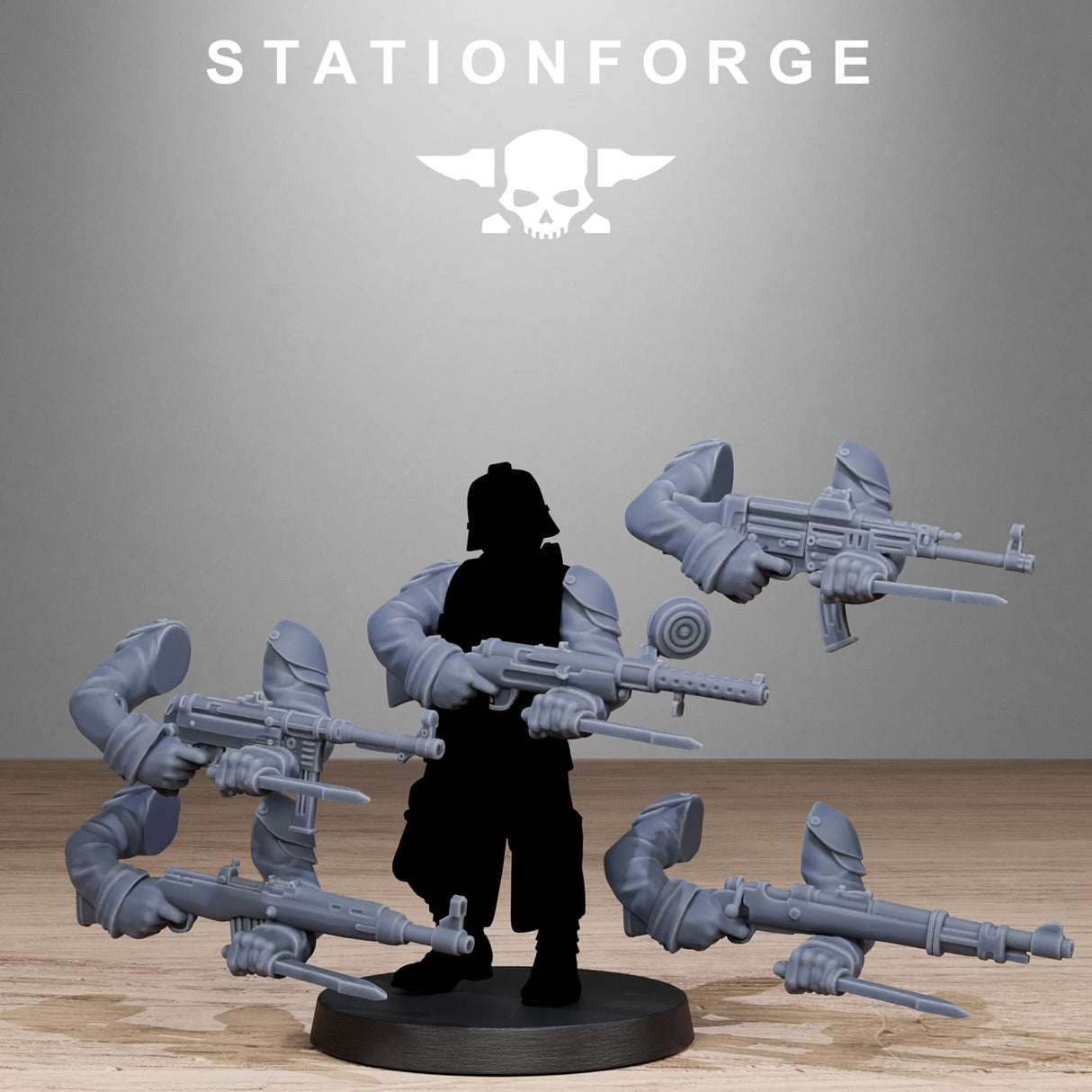 Tabletop Terrain Miniature GrimGuard German Weapons Pack