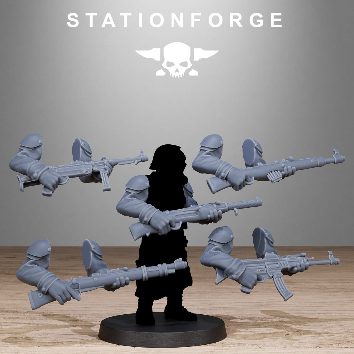 Tabletop Terrain Miniature GrimGuard German Weapons Pack