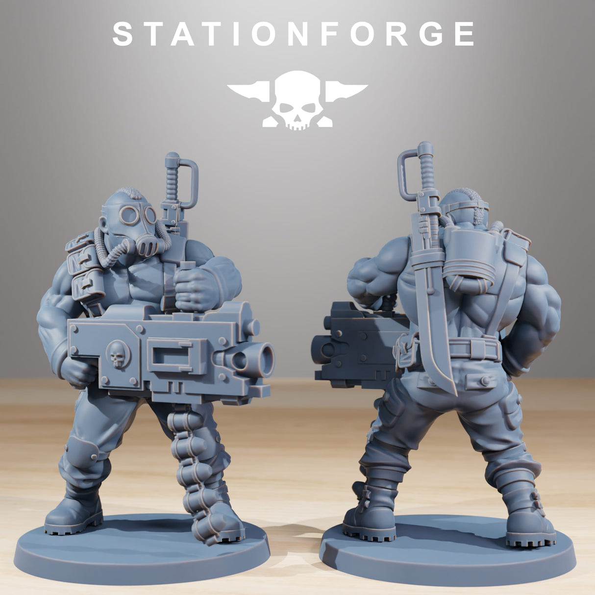 Tabletop Terrain Miniature GrimGuard Hunters