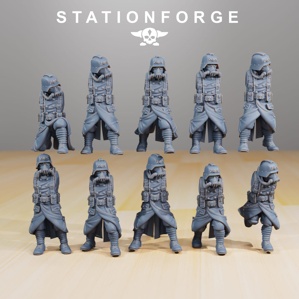 Tabletop Terrain Miniature GrimGuard Infantry Builder