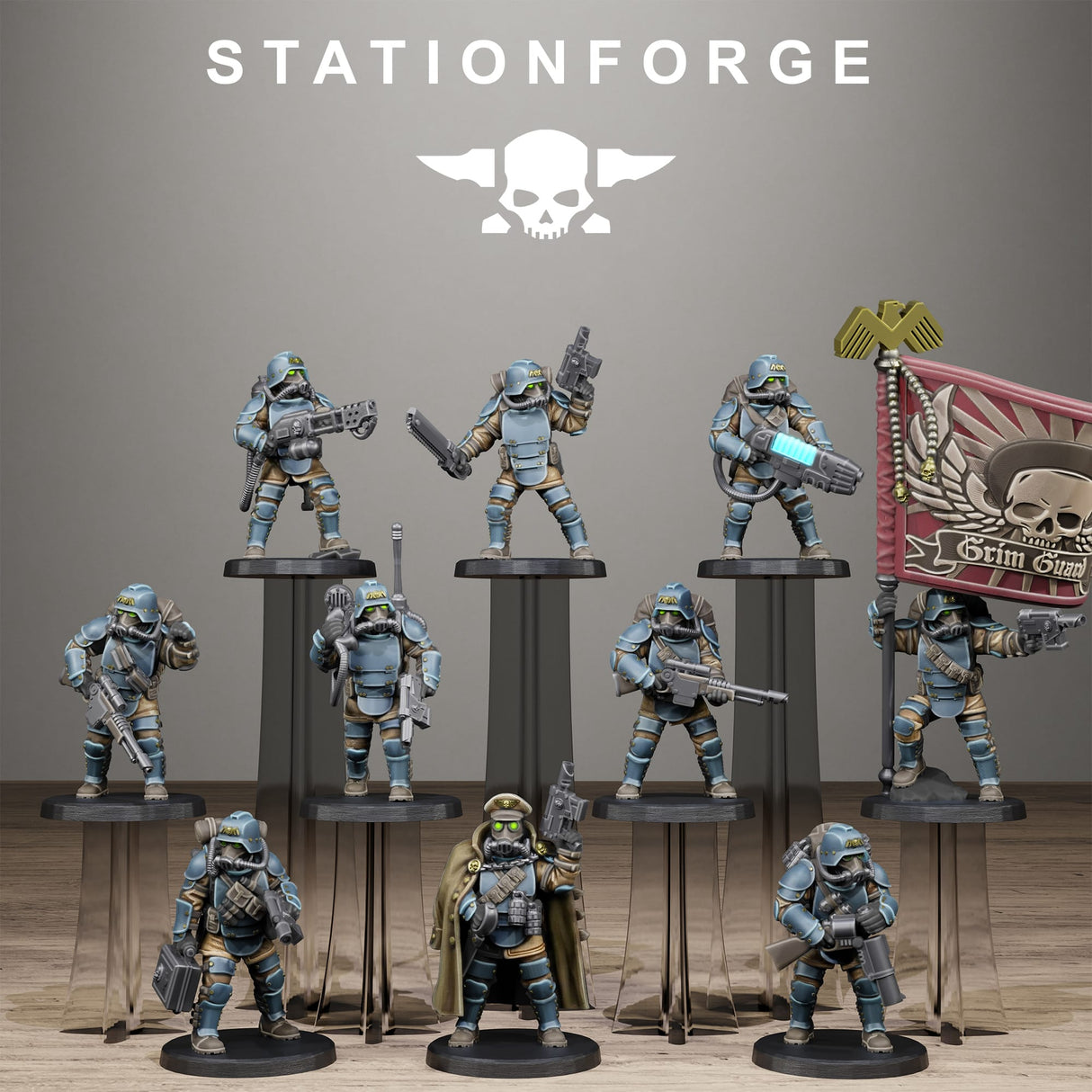 Tabletop Terrain Miniature GrimGuard Ironclads
