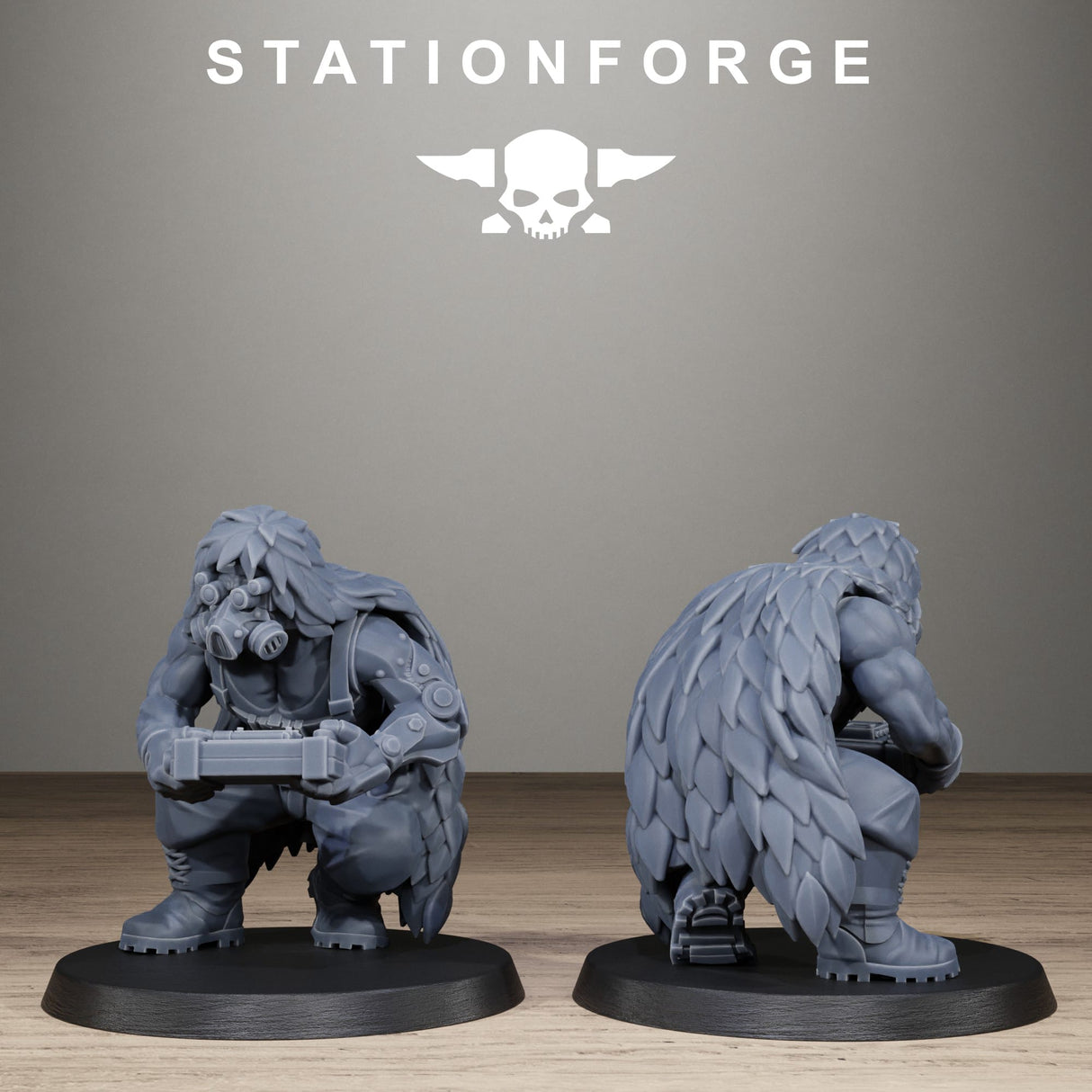 Tabletop Terrain Miniature GrimGuard Jungle Fighter Snipers