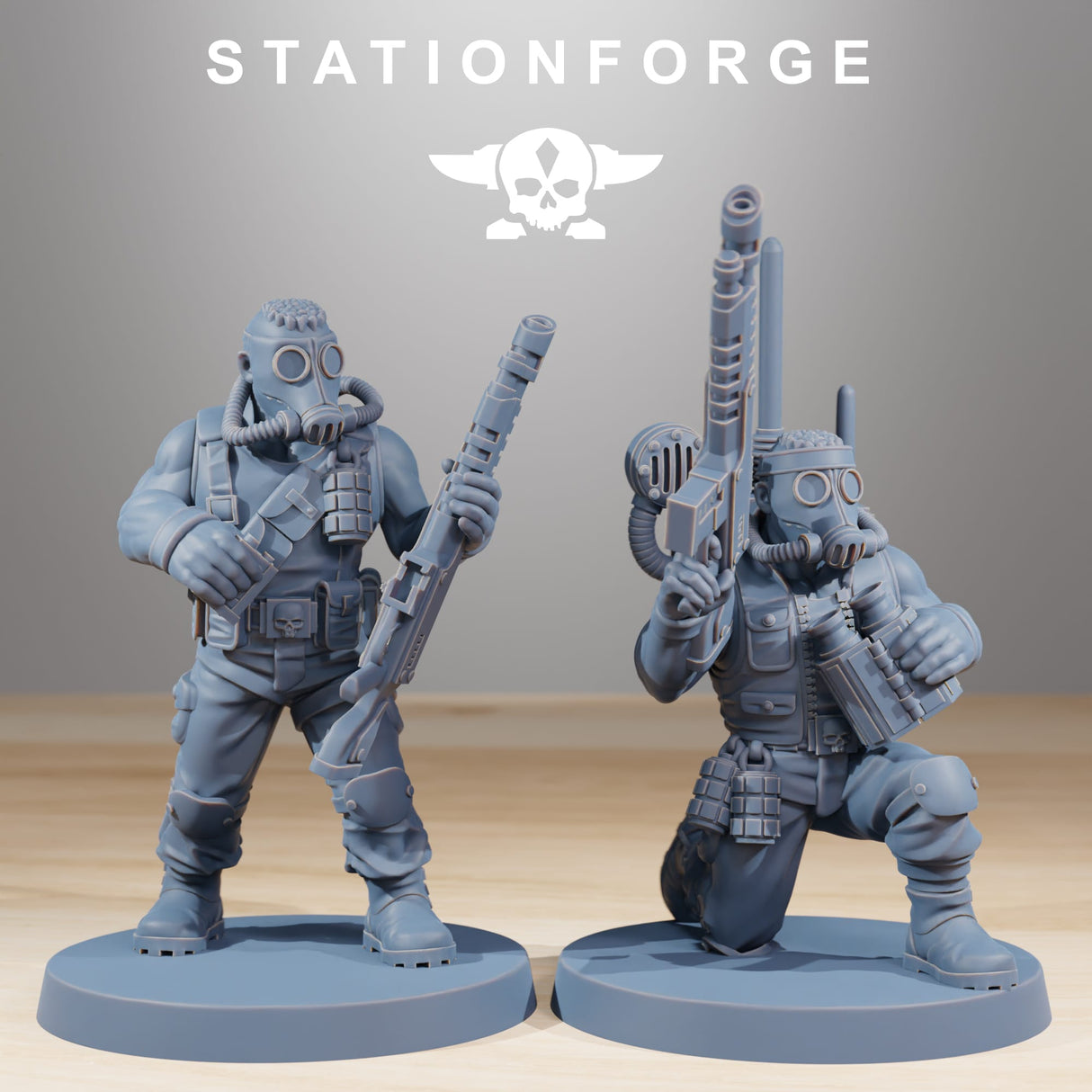 Tabletop Terrain Miniature GrimGuard Jungle Fighters