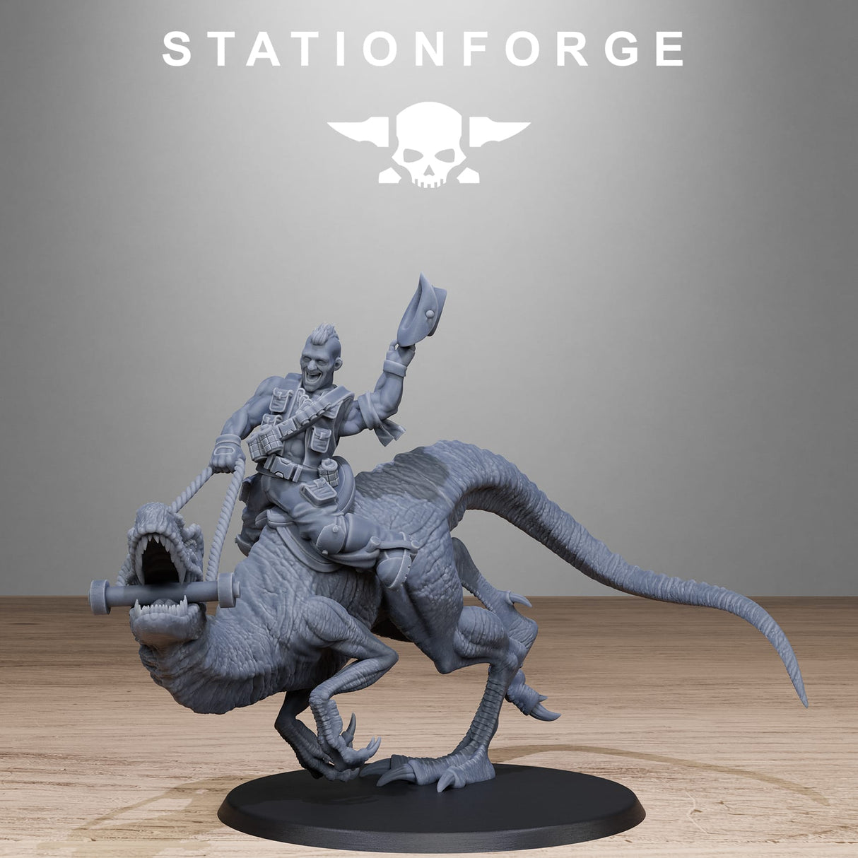 Tabletop Terrain Miniature GrimGuard Jungle Raptors
