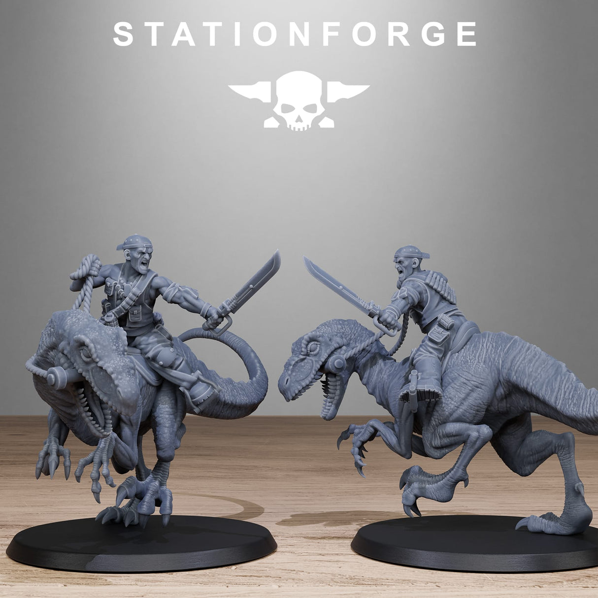 Tabletop Terrain Miniature GrimGuard Jungle Raptors