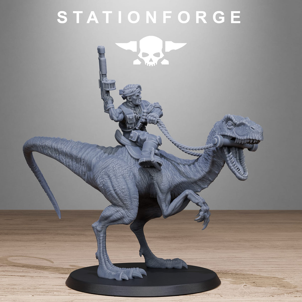 Tabletop Terrain Miniature GrimGuard Jungle Raptors
