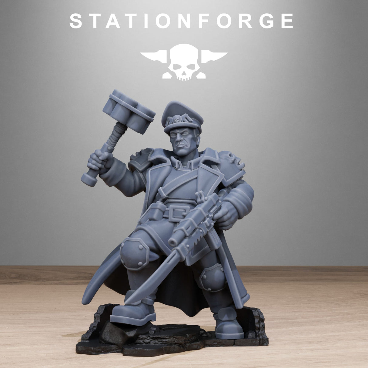 Tabletop Terrain Miniature GrimGuard Lieutenant