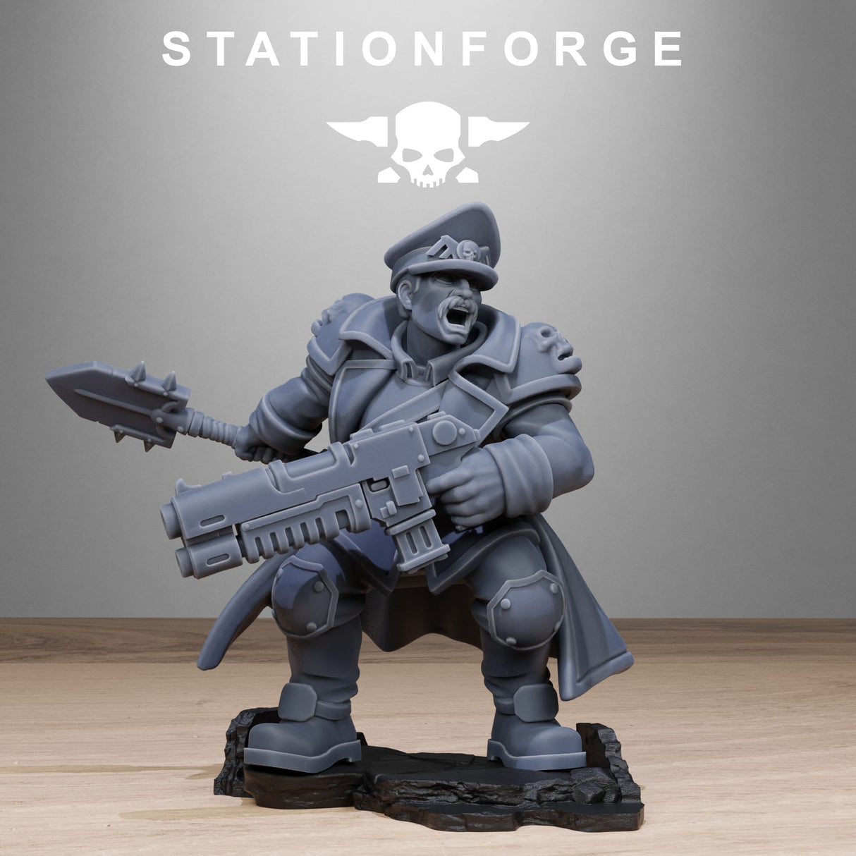 Tabletop Terrain Miniature GrimGuard Lieutenant