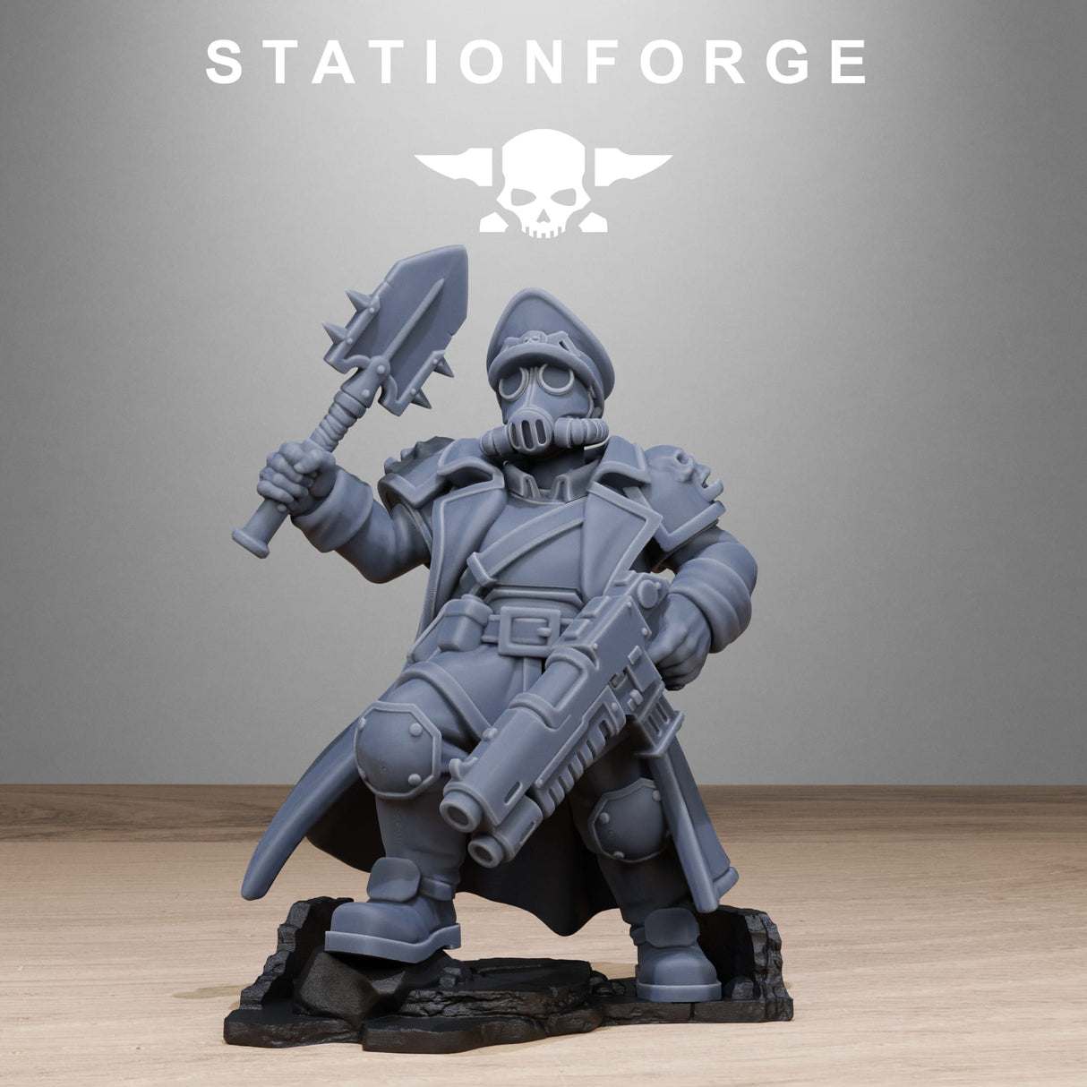 Tabletop Terrain Miniature GrimGuard Lieutenant