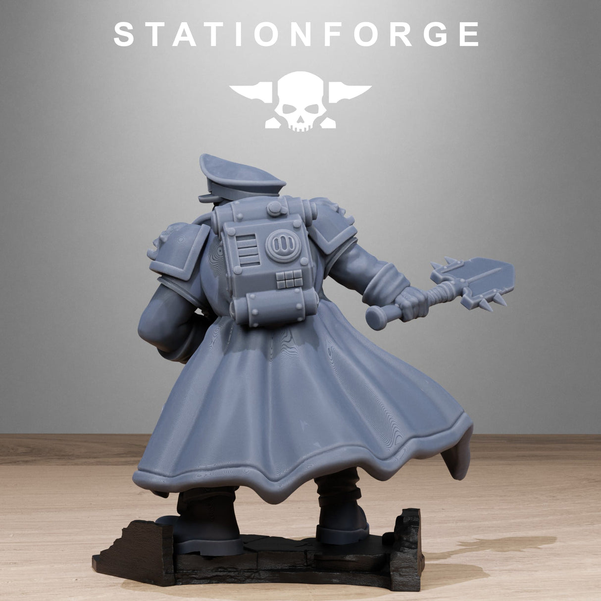 Tabletop Terrain Miniature GrimGuard Lieutenant