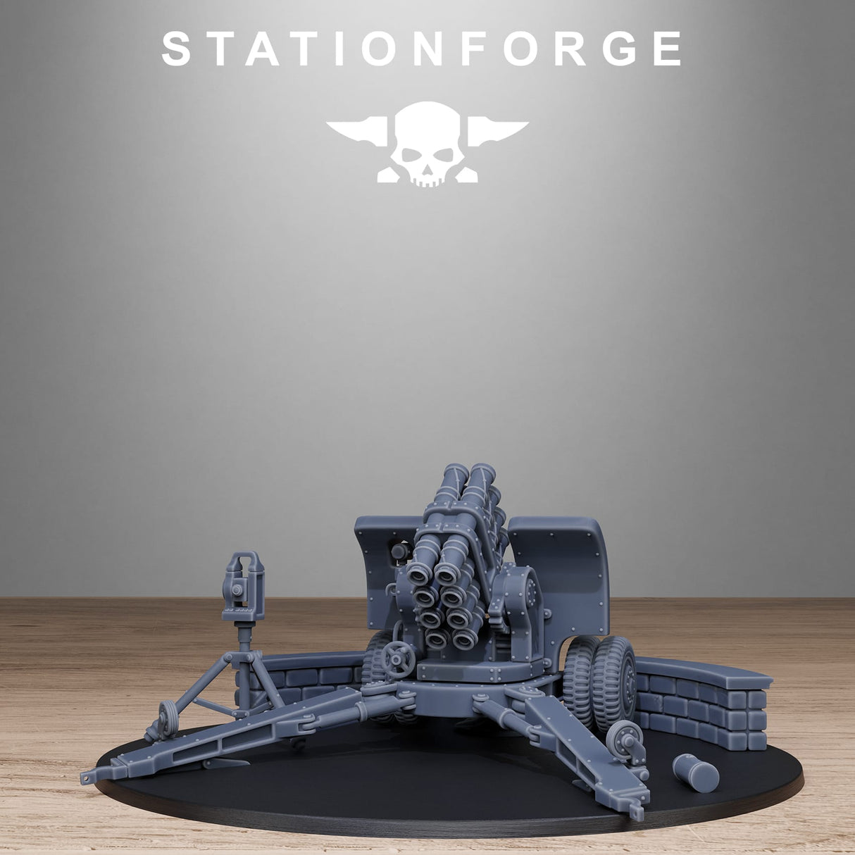 Tabletop Terrain Miniature GrimGuard Light Artillery 2.0