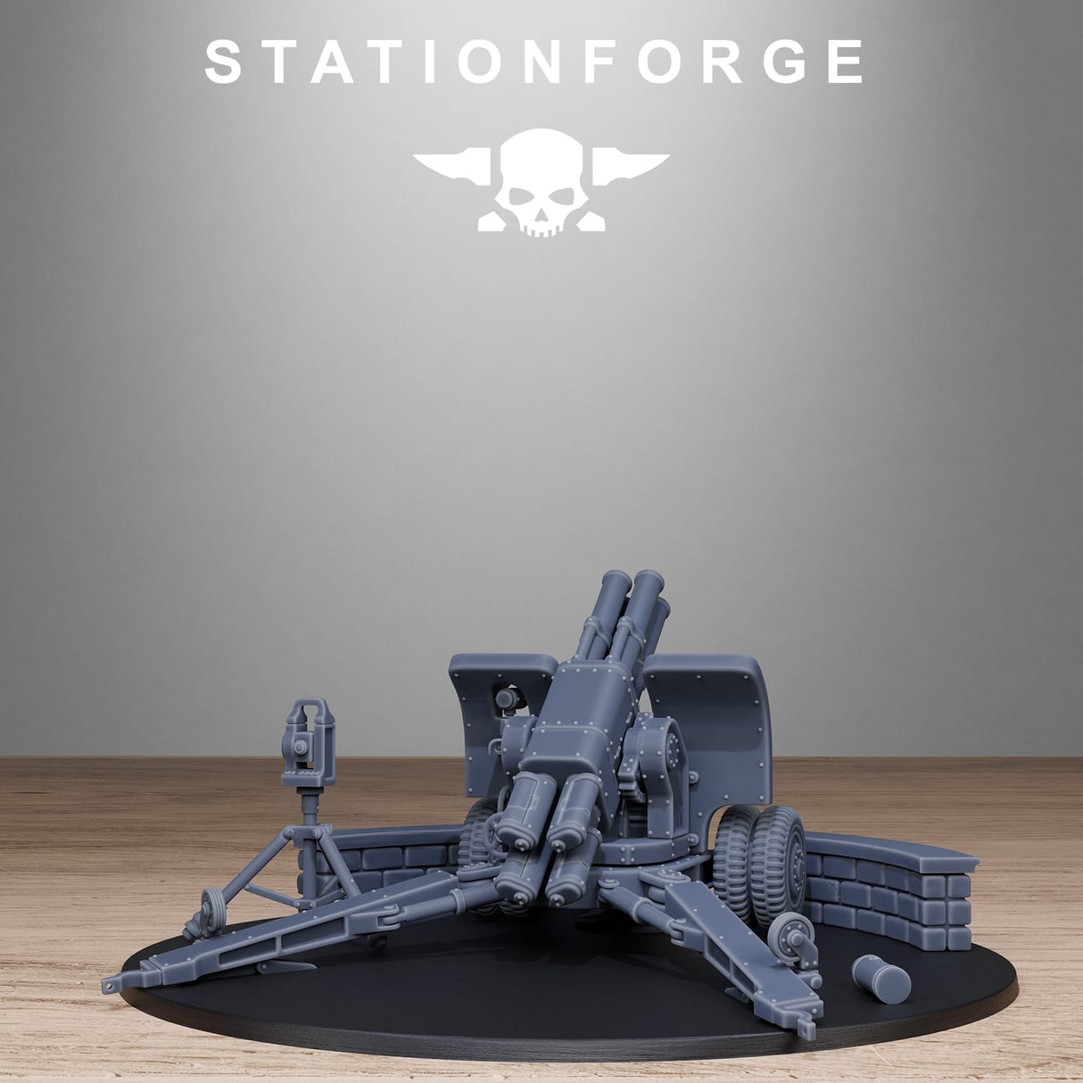 Tabletop Terrain Miniature GrimGuard Light Artillery 2.0