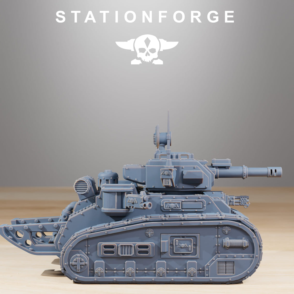 Tabletop Terrain Miniature GrimGuard Light Tank