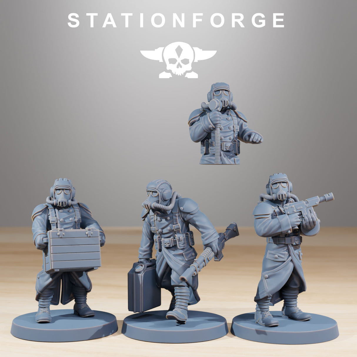 Tabletop Terrain Miniature GrimGuard Light Tank